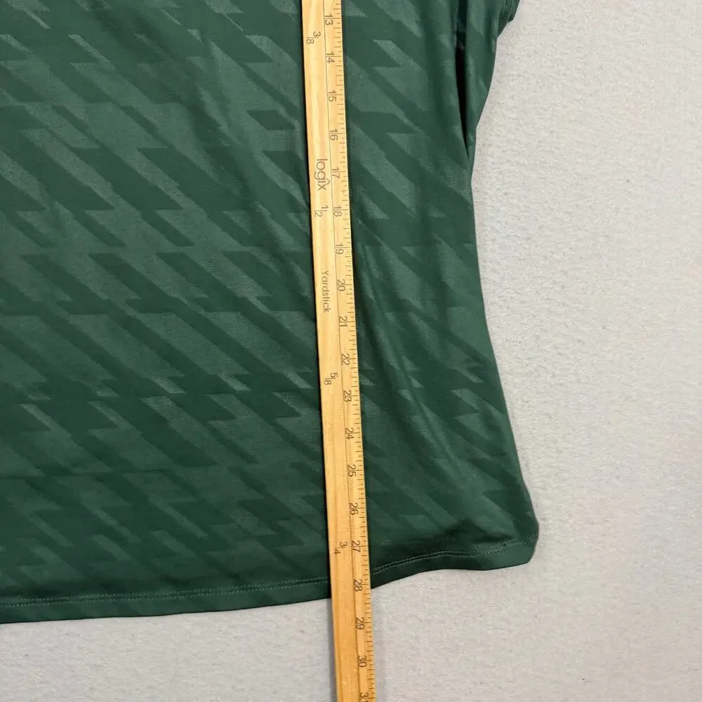 Nike Michigan State Spartans Quarter Zip Pullover Large Green Running Stretch